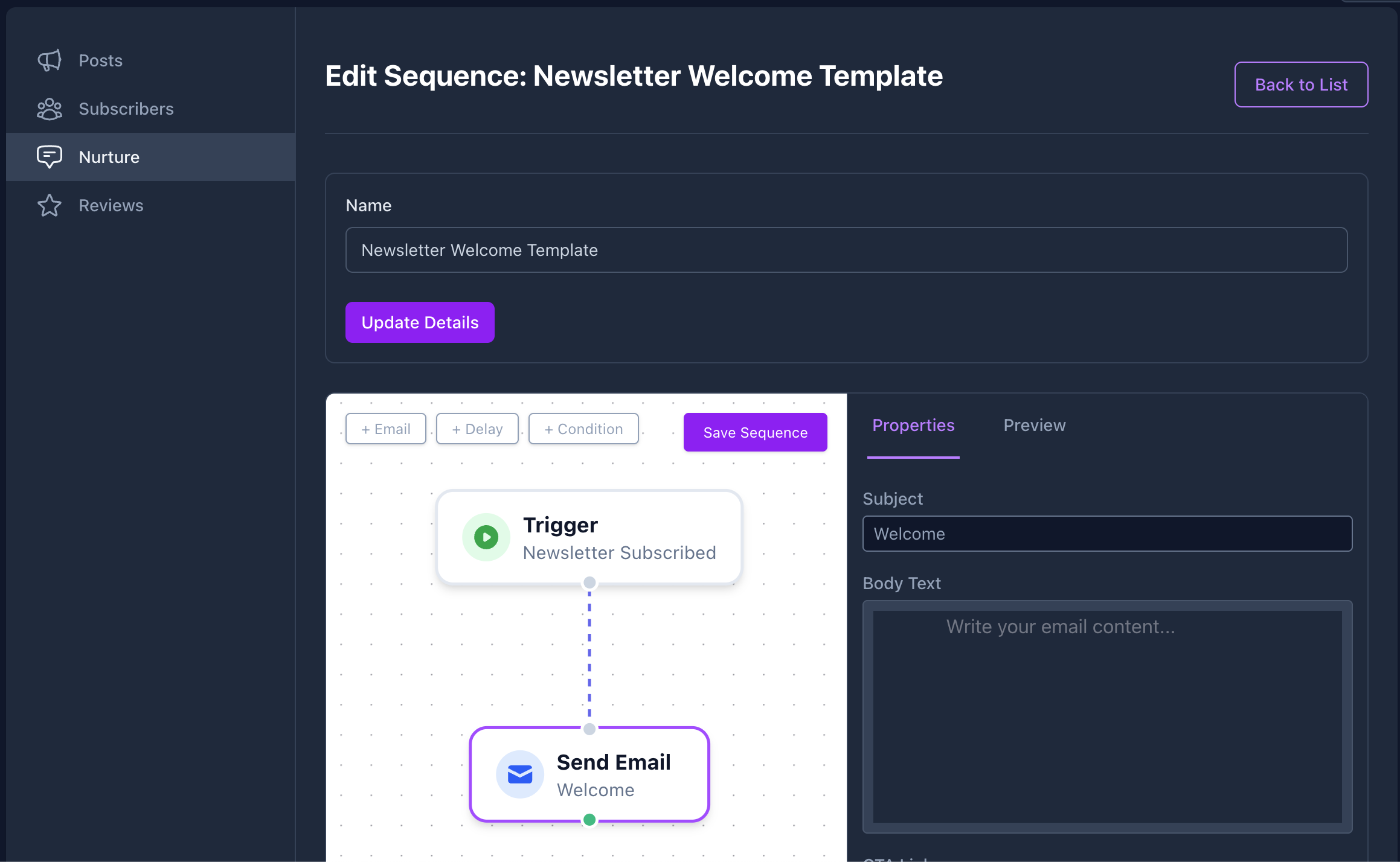 Email Sequences