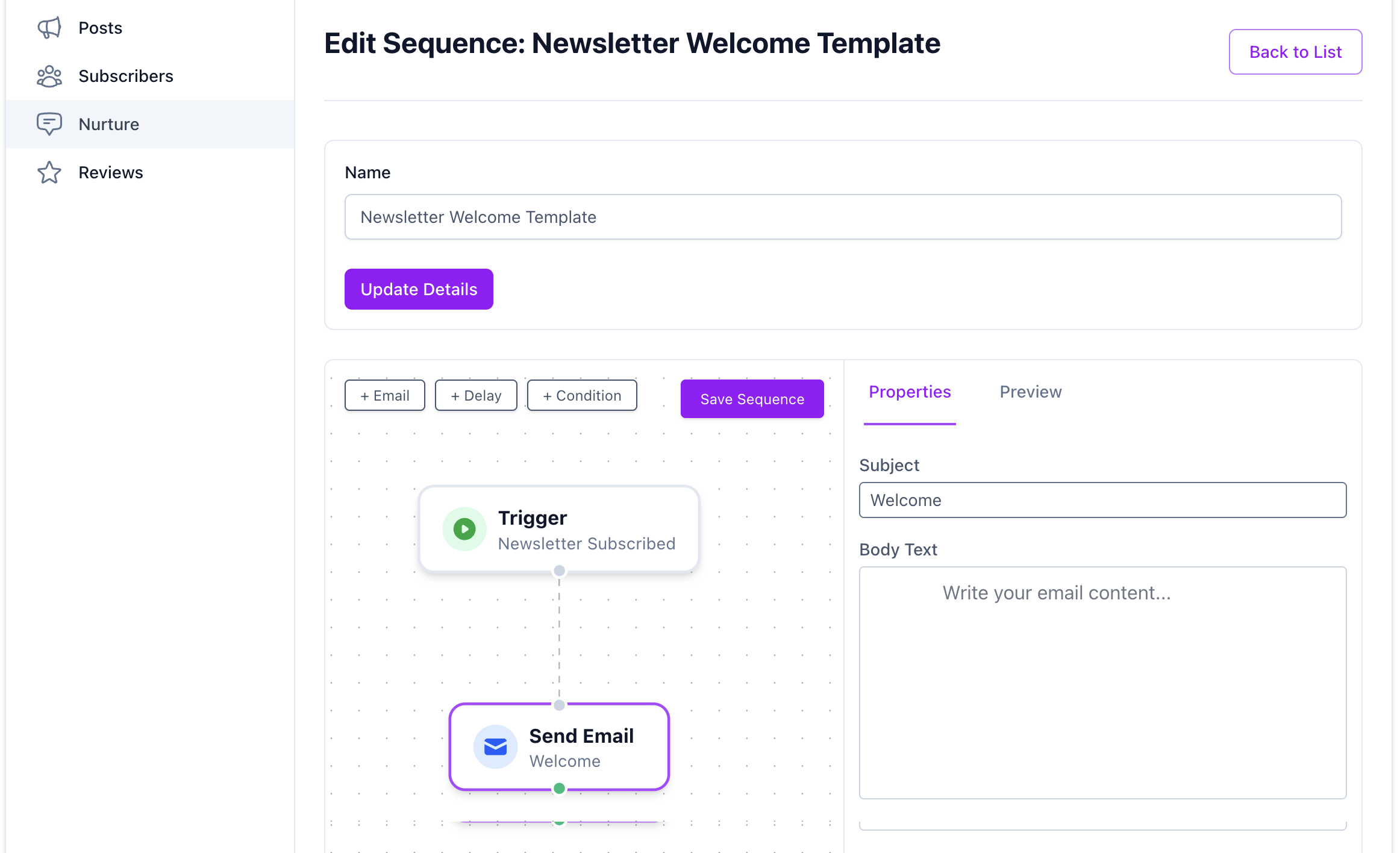 Email Sequences
