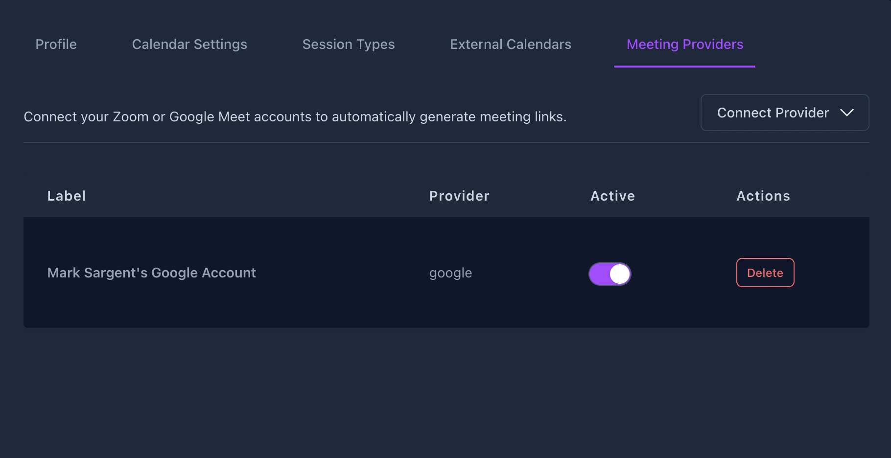 Virtual meeting integration